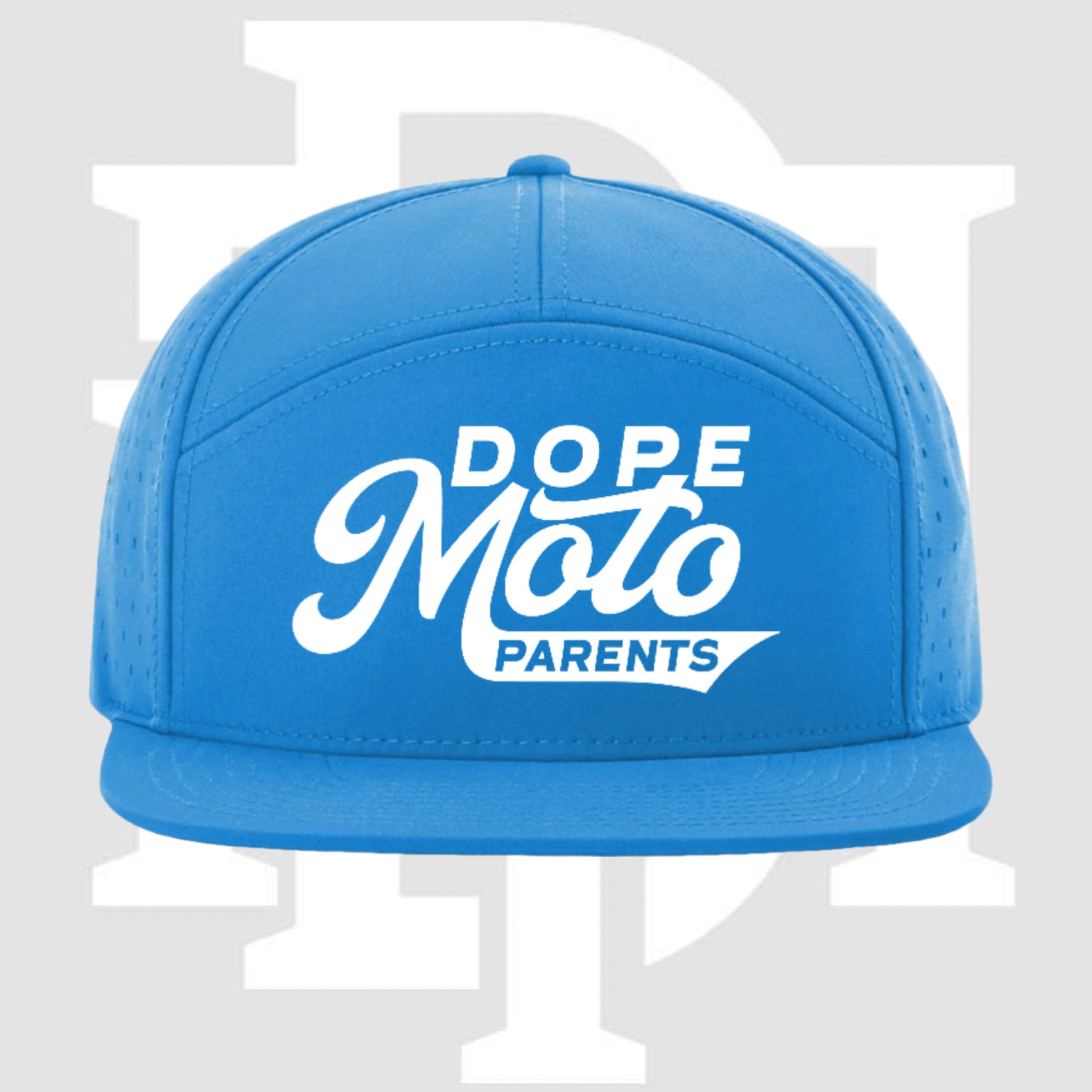 DMP Script Pool Blue FlatBill SnapBack