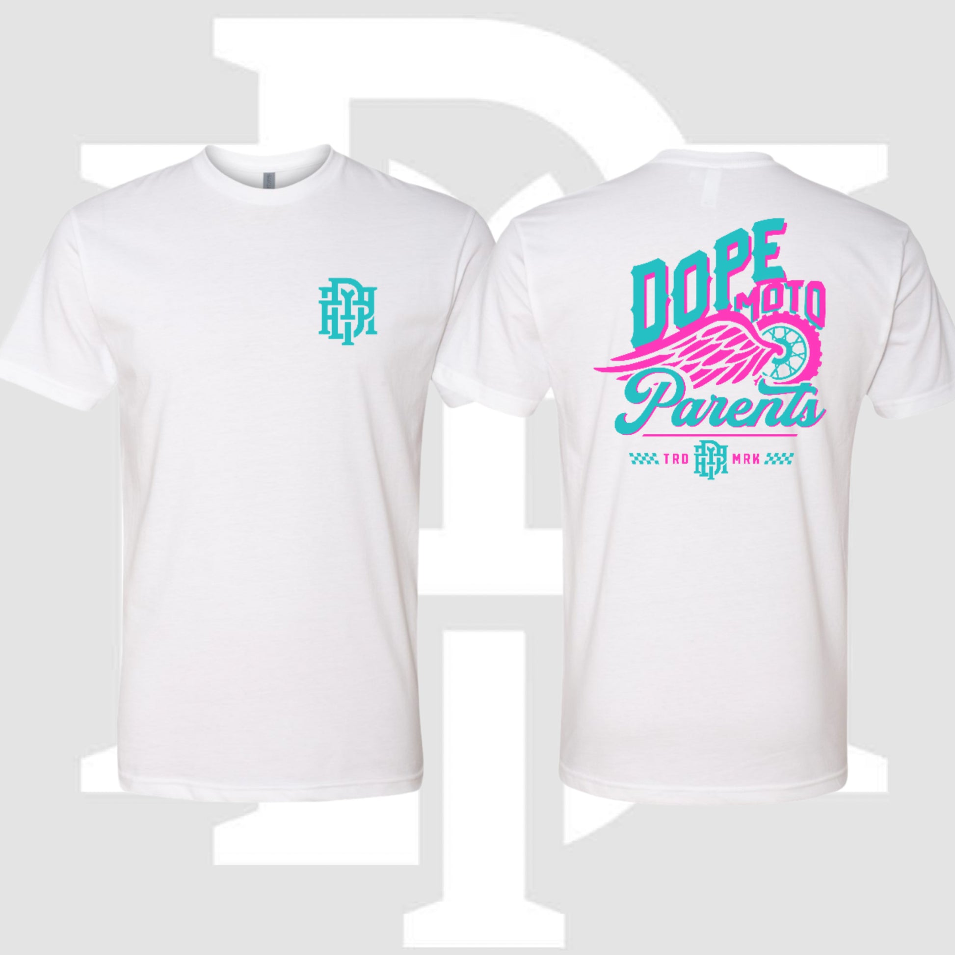 DMP Neon Wing White Tee