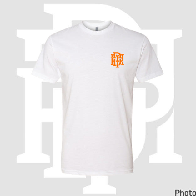 Dope Moto Parents Orange Letter White Tee