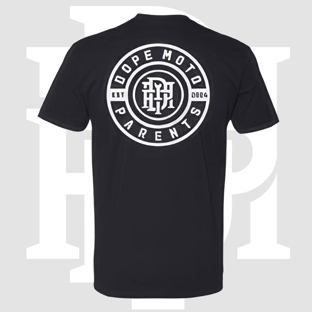 Dope Moto Parents Black Tee Patch